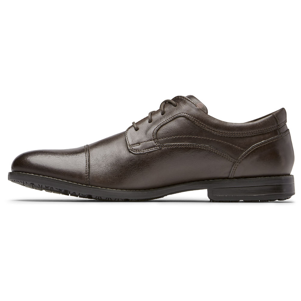 Rockport Oxfords Herre Brune - Mykel Cap Toe - TRLB54987